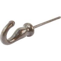 Hammer and Tongs Screw Hook - W20mm x H35mm in Grey | Size: 1000mm x 1000mm