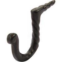 Hammer and Tongs Twisted Nail Hook - W5mm x H40mm - Black | Size: 1000mm x 1000mm