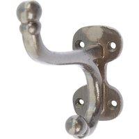 Hammer and Tongs Flat Top Ball End Hat & Coat Hook - W35mm x H85mm in Grey | Size: 1000mm x 1000mm