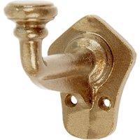 Hammer and Tongs Flat Top Larder Hook - W40mm x H70mm in Gold | Size: 1000mm x 1000mm