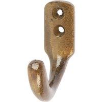 Hammer and Tongs Single Coat Hook - W20mm x H55mm in Gold | Size: 1000mm x 1000mm