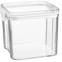 Argon Tableware Food Storage Container - 700ml - Reusable Airtight Kitchen Jar with Clip-Top Lid in White