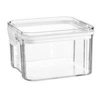 Argon Tableware Food Storage Container - 460ml - Reusable Airtight Kitchen Jar with Clip-Top Lid in White