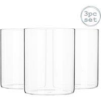 Argon Tableware Scandi Storage Jars 750ml Pack of 3 in Clear