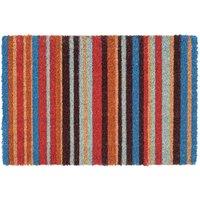 Nicola Spring Coir Door Mat - 90 x 60cm - Pinstripe | Size: 90 cm x 60 cm