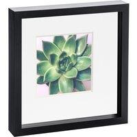 Nicola Spring 10x10 3D Box Photo Frame 6x6 in White