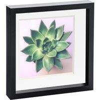 Nicola Spring 10x10 3D Box Photo Frame 8x8 in White