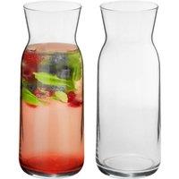 Argon Tableware Brocca Glass Carafes - 700ml - Pack of 2 in Clear