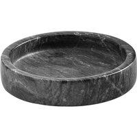 Argon Tableware Marble Wine Bottle Coaster 10cm Black in Grey