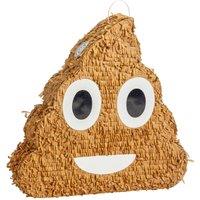 Fax Potato Pinatas Poop Emoji Cardboard Pinata Brown