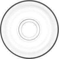 LAV Turkish Tea Glass Saucers - 10cm - Clear - Pack of 12