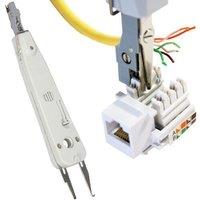 Loops IDC Punch Push Down Tool CAT5e CAT6 RJ11 Network For Keystone Krone Wall Plate