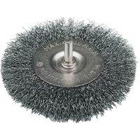 Loops 75mm Rotary Wire Wheel Brush 6mm Arbor Power Drill Bit Clean Stone Metal