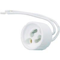 Loops 2x GU10 Bayonet Light Bulb/Lamp Fitting Ceramic LED Holder Connector Downlight