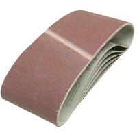 Loops QTY 5 100mm x 610mm Sanding Belts 80 Grit For Belt Sander