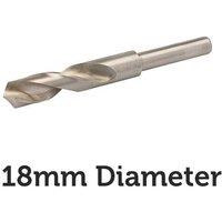 Loops PRO 18mm Blacksmiths Drill Bit 12.5mm Shank Metal Milling Sheet Steel Aluminium in Metallics
