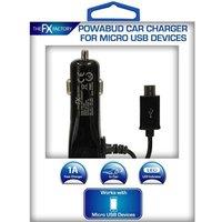 FX 'Car Charger' Powabud for Micro USB Devices in Black