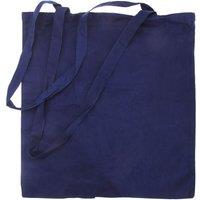 Shugon Guildford Cotton Shopper Tote Shoulder Bag - 15 Litres in Navy