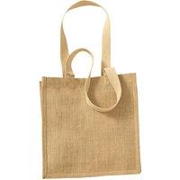 Westford Mill Jute Compact Tote Bag - 10 Litres in Natural