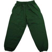 Jerzees Schoolwear Jerzees Schoolgear Jog Pant Jogging Bottoms in Bottle Green | Size: Large