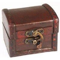 KDMD Med Colonial Boxes - Leather Effect in Brown