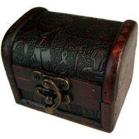 KDMD Med Colonial Boxes - Egypt Embossed in Dark Brown