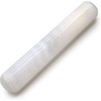 KDMD Selenite Wand - 16 cm (Round Both Ends) in Grey