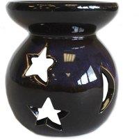KDMD Moon & Star Oil Burners in Black