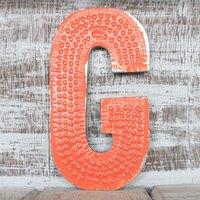 KDMD Letter "G" - Assorted Colours - 15cm in Orange