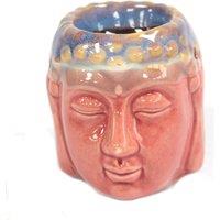 KDMD Buddha Oil Burner - Rose & Teal in Orange
