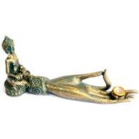KDMD Antique Buddha - Hand Incense Burner in Teal