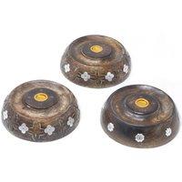 KDMD Cone & Stick Burner- Asst Design - Mango Wood in Brown