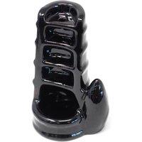 KDMD Back Flow Incense Burner - Split Bamboo Fountain in Black