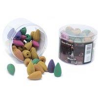 KDMD Tub of Assorted Back Flow Incense Cones (aprox 45)
