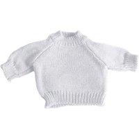 Mumbles Teddy Jumper Accessory in White | Size: Large