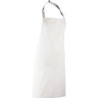 Premier Colours Bib Apron Workwear in White