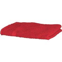Towel City Luxury Range 550 GSM - Hand Towel (50 X 90 CM) in Red | Size: 50 X 90 CM