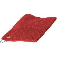 Towel City Luxury Range 550 GSM - Sports Golf Towel (30 X 50 CM) in Red | Size: 30 X 50 CM