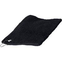 Towel City Luxury Range 550 GSM - Sports Golf Towel (30 X 50 CM) in Black | Size: 30 X 50 CM