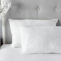 Snug City Anti Allergy Hollowfibre 2 Pack Pillows Polycotton Cover & Anti Allergy Hollowfibre Filling in White
