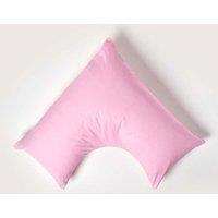 Homescapes Egyptian Cotton V Shaped Pillowcase 200 TC in Pink
