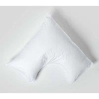 Homescapes Egyptian Cotton V Shaped Pillowcase 200 TC in White