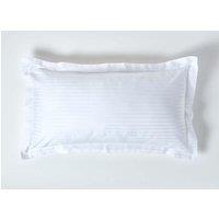 Homescapes Egyptian Cotton Ultrasoft King Size Oxford Pillowcase 330 TC in White