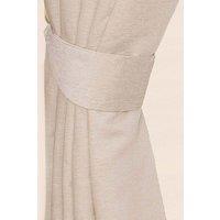 Homescapes Chenille Curtain Tie Back Pair in Cream