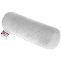Homescapes Duck Feather Bolster Cushion - Luxury Filler & Inserts for Comfort in White | Size: 30 cm x 9 cm