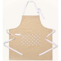 Homescapes Beige Stars Cotton Apron