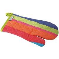 Homescapes Multi Stripe Oven Mitt