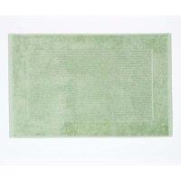 Homescapes Imperial Plain Cotton Bath Mat in Green