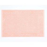 Homescapes Imperial Plain Cotton Bath Mat in Peach