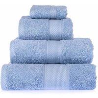 Homescapes 500 GSM Turkish Cotton Towel Soft, Absorbent & Quick-Drying in Light Blue